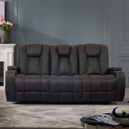 Amirah Dark Gray Sofa Model CM9903-SF by Furniture of America