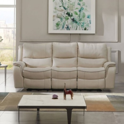 Furniture of America Henricus Transitional Fabric Solid with Wood Beige Sofa Model CM9911BG-SF