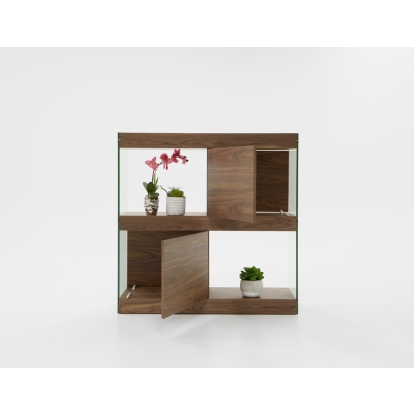 VIG Furniture Walnut Shelf Unit SKU VGCNCP0602E-WAL - Product ID 74975
