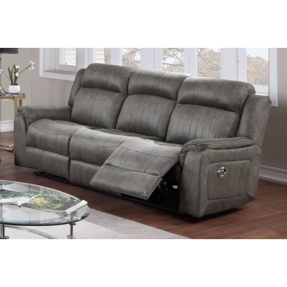 Poundex Power Reclining Sofa Model F86376