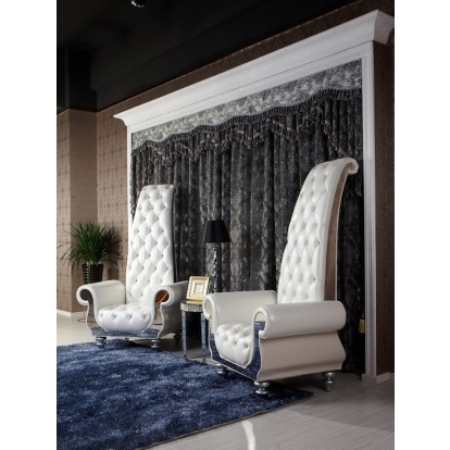 VIG Furniture White Lounge Chair SKU VGKND6032 - Product ID 13853