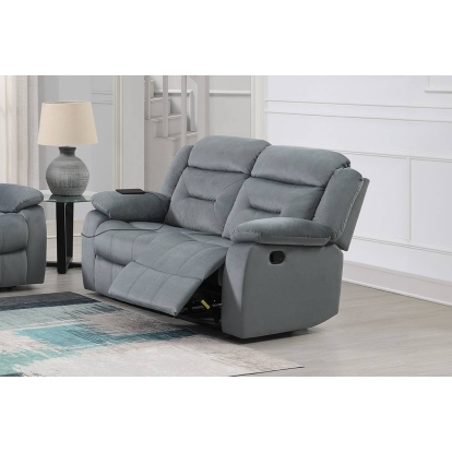 Poundex Manual Reclining Loveseat Model F8795