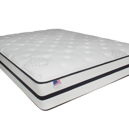 Furniture of America Kastel Tight Top Stretch Knit Fabric White Mattress Model DM1430-M-EK-BED Mattress