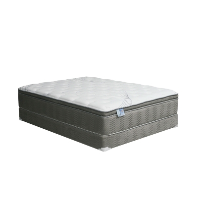 Stormin White/Gray 13" Euro Pillow Top Mattress Model DM338CK-M by Furniture of America