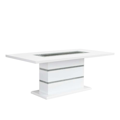 ACME Elizaveta Dining Table With Pedestal Base Model DN00814