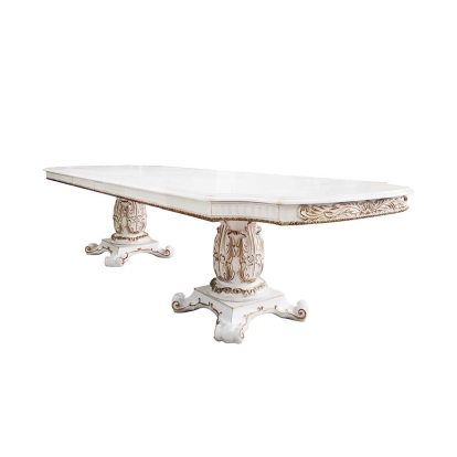 ACME Vendome Dining Table With Pedestal Base Model DN01346