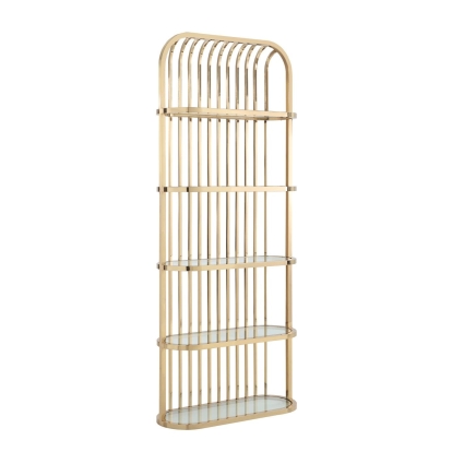 VIG Furniture Gold Shelf Unit SKU VGZAZWJ118-GLD - Product ID 77018