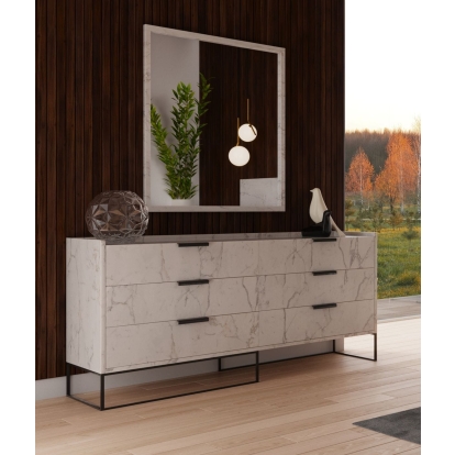 VIG Furniture White Dresser SKU VGACMARBELLA-DRS - Product ID 76354