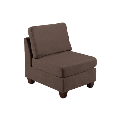 Poundex Armless Chair Model F6488