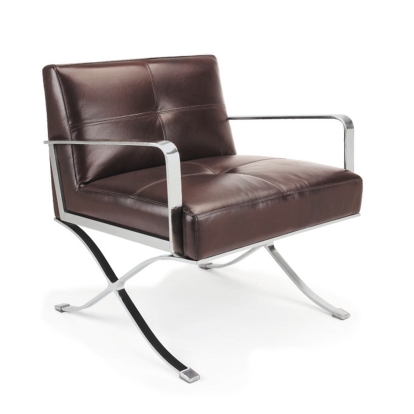 VIG Furniture Brown Lounge Chair SKU VGBNEC-011 - Product ID 16853