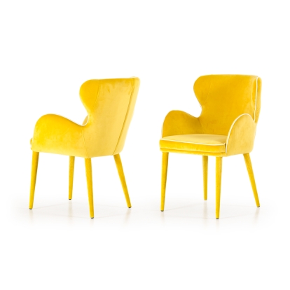 VIG Furniture Yellow Dining Chair SKU VGEUMC-8883CH-A-YEL - Product ID 71292