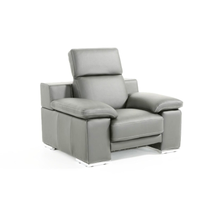 VIG Furniture Gray/Grey Lounge Chair SKU VGNT-EVERGREEN-SGRY-CH - Product ID 79600