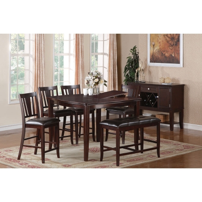 Poundex Counter Height Table Model F2329