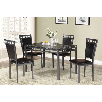 Poundex 5-Pcs Dining Set Model F2389