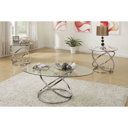 Poundex 3-Pcs Table Set Model F3087