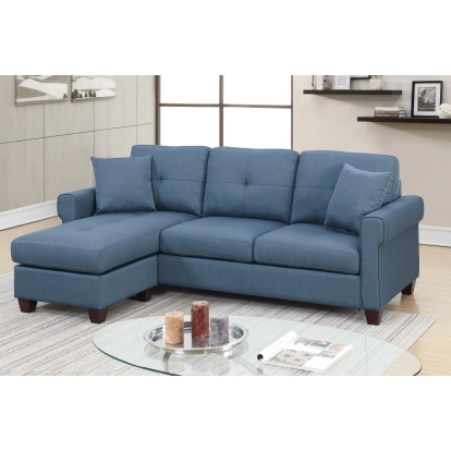 Poundex 2-Pcs Sectional Sofa Model F6573
