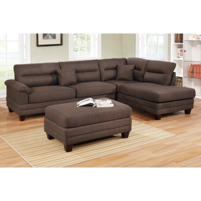 Poundex 3-Pcs Sectional Set Model F6586