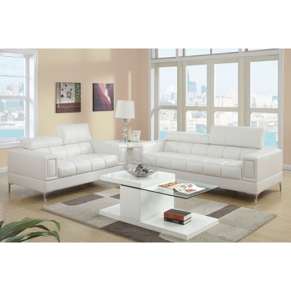 Poundex 2-Pcs Sofa Set Model F7240