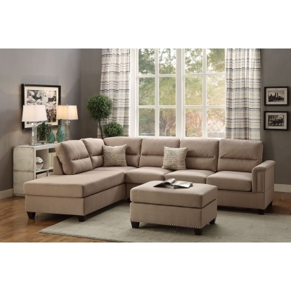 Poundex 3-Pcs Sectional Model F7614