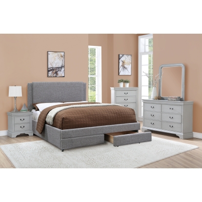 Poundex California King Bed Model F9365CK