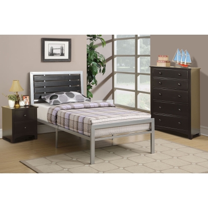 Poundex Twin Bed Model F9412T