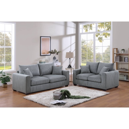Poundex 2-Piece Sofa Set Model F8427