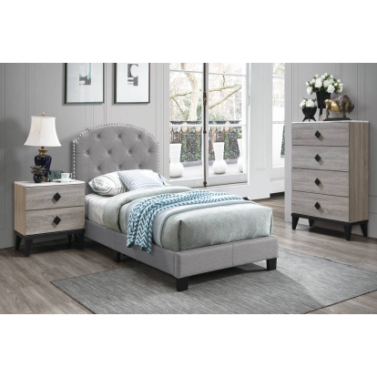 Poundex Twin Bed Model F9573T
