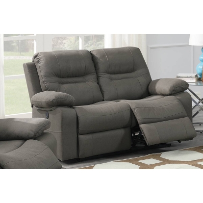 Poundex Power Reclining Loveseat Model F86242