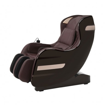 Furniture of America Martinus Contemporary Fabric Foam Metal Brown Massage Chair Model FM-MC0001BR