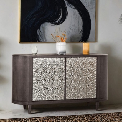 Furniture of America Sterling West Modern Engineered with Wood Solid Rubberwood White Oak Veneer Ash Gray Server Model FM39004ES-SV2