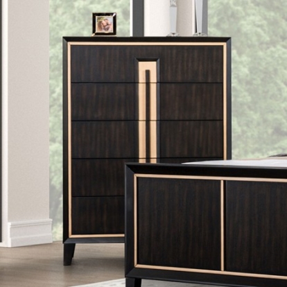 Furniture of America Kenyada Contemporary Solid with Wood Espresso Chest Model FM7421ES-C