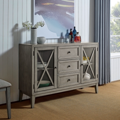 Marla Gray Server Model FOA3785SV by Furniture of America