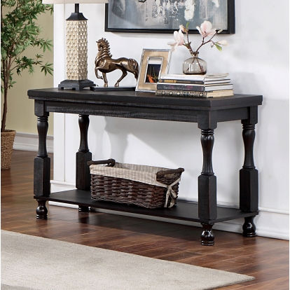 Calandra Antique Black Sofa Table Model FOA4908BK-S by Furniture of America