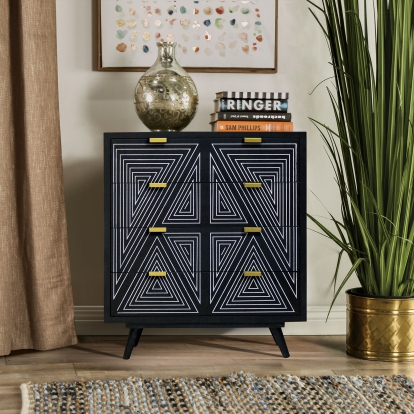 Zahara Black Chest Model FOA51042 by Furniture of America