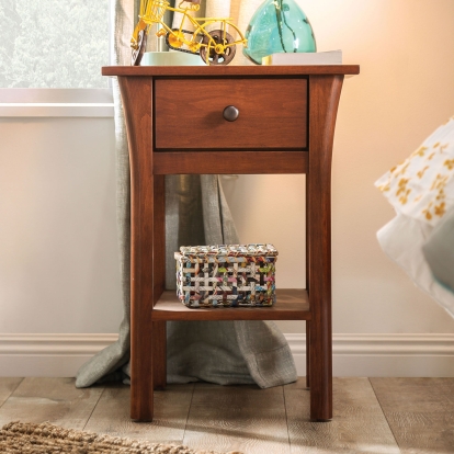 Keizer Dark Cherry Night Stand Model FOA7603N by Furniture of America