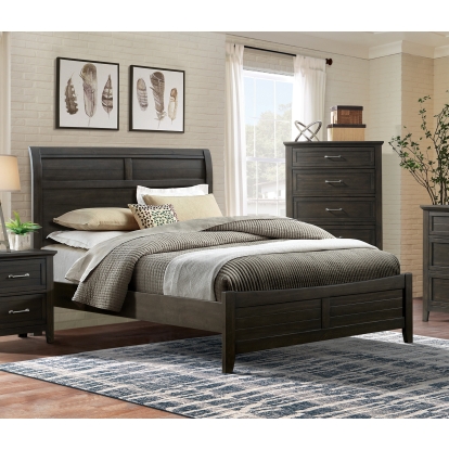 Alaina Walnut Queen Bed Model FOA7916Q-BED by Furniture of America