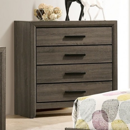Furniture of America Roanne Transitional Solid with Wood Veneer Gray Chest Model FOA7927C
