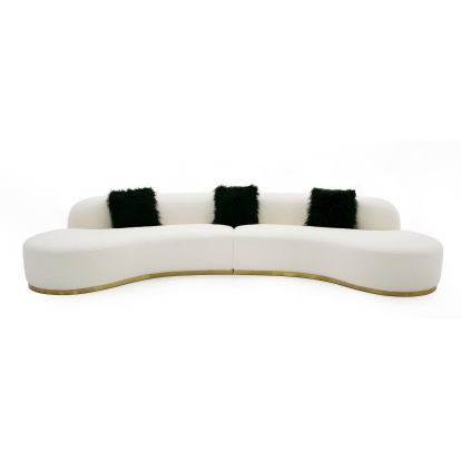 VIG Furniture Off-White Sectional Sofa SKU VGODZW-943-BGE-SECT - Product ID 79524A