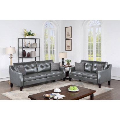 Poundex 2-Piece Sofa Set Model F8880