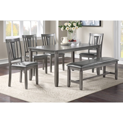 Poundex 6-Pcs Dining Set Model F2549