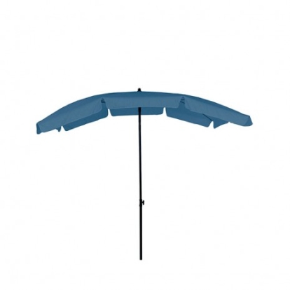 Furniture of America Sleek Modern Polyester Steel Light Sapphire Rectangular Tilting Umbrella Model GM-3001LS
