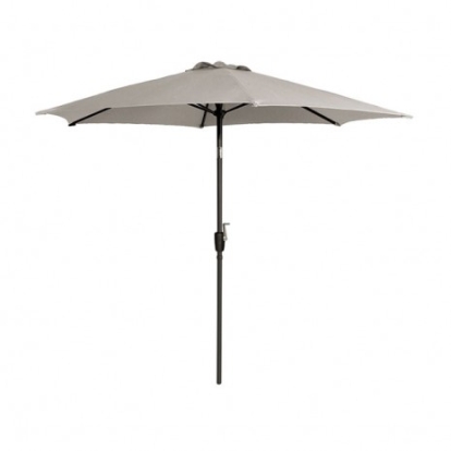 Furniture of America Halo Modern Polyester Steel Canvas Stone Round Tilting Umbrella Model GM-3002CS