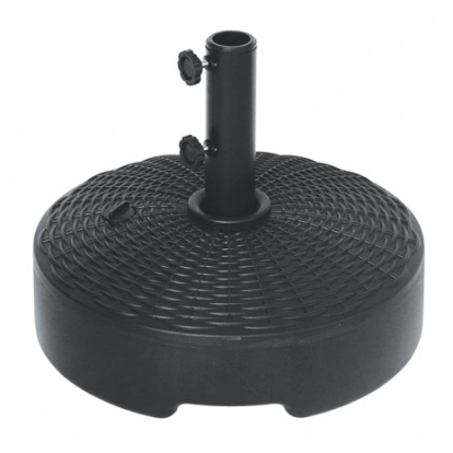 Furniture of America Fab Contemporary Plastic-High Density Polyethelene (Hdpe) Black Round Umbrella Base Model GM-3004