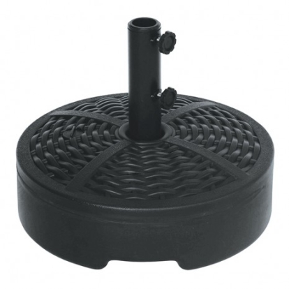 Furniture of America Fab Contemporary Plastic-High Density Polyethelene (Hdpe) Black Round Umbrella Base Model GM-3005