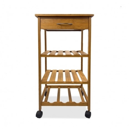 Furniture of America Potter Contemporary Bamboo Natural Trolley Model GM-5017