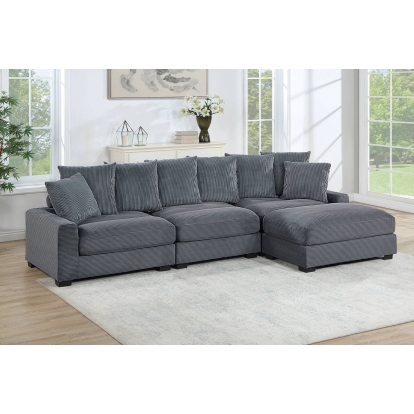 Poundex 4-Pcs Modular Set Model 174