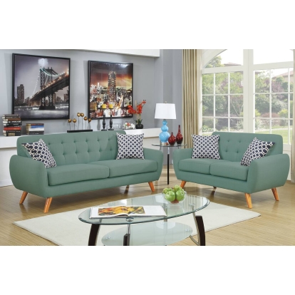 Poundex 2-Piece Sofa Set Model F6914