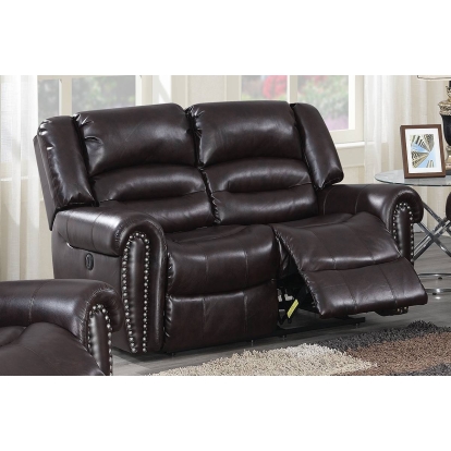 Poundex Power Reclining Loveseat Model F86268