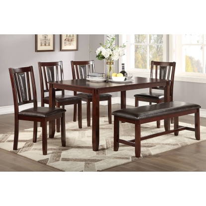 Poundex 6-Pcs Dining Set Model F2550