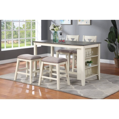 Poundex Counter Height Table Model F2595